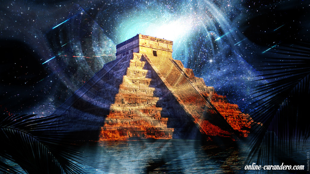 Sabiduria maya al pie de la bella piramide de Chichen Itza
